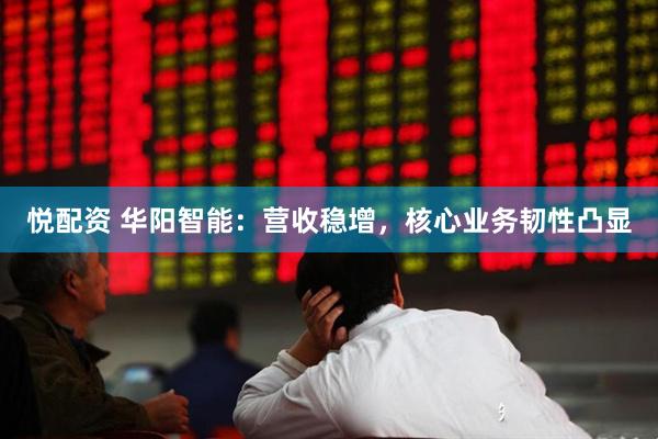 悦配资 华阳智能：营收稳增，核心业务韧性凸显