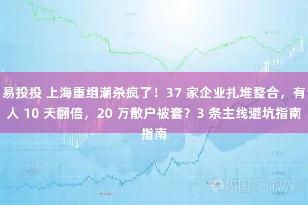 易投投 上海重组潮杀疯了！37 家企业扎堆整合，有人 10 天翻倍，20 万散户被套？3 条主线避坑指南