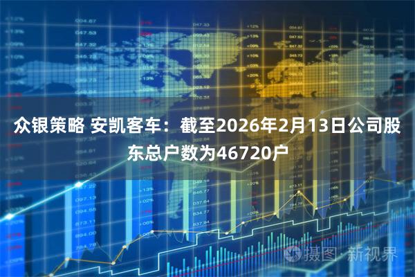 众银策略 安凯客车：截至2026年2月13日公司股东总户数为46720户